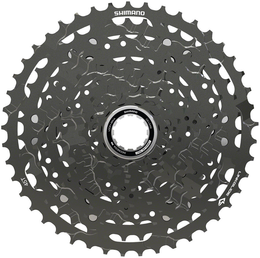 Shimano CS-LG400-11 Cassette - 11-Speed, 11-45t, LINKGLIDE, Black