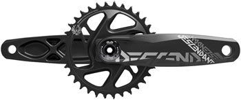 TruVativ Descendant All Downhill Crankset - 10/11-Speed, 34t, Direct Mount, DUB Spindle Interface, Black, B1