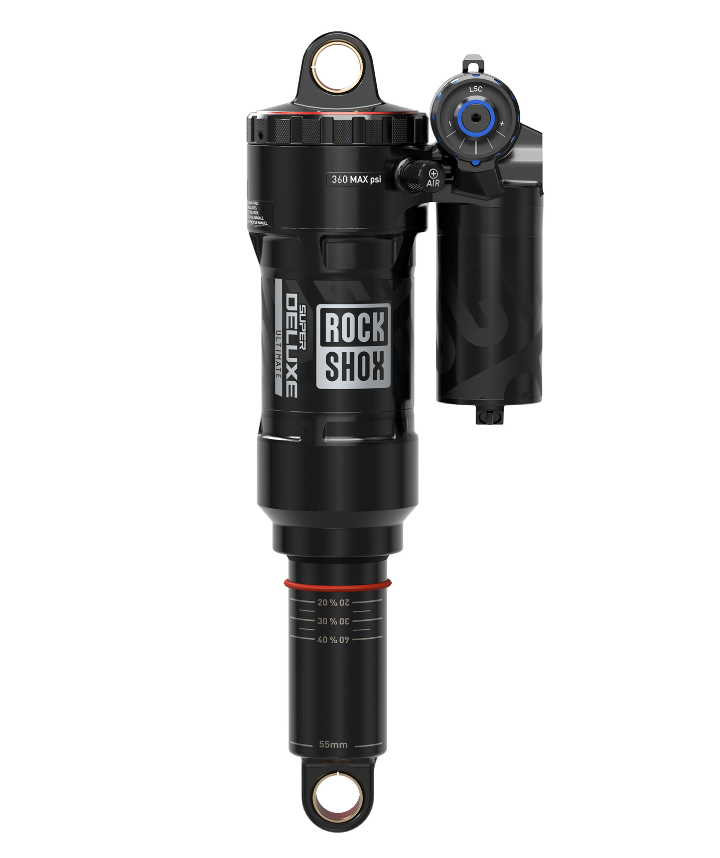 Rear Shock Super Deluxe Ultimate RC2T - (205X60)